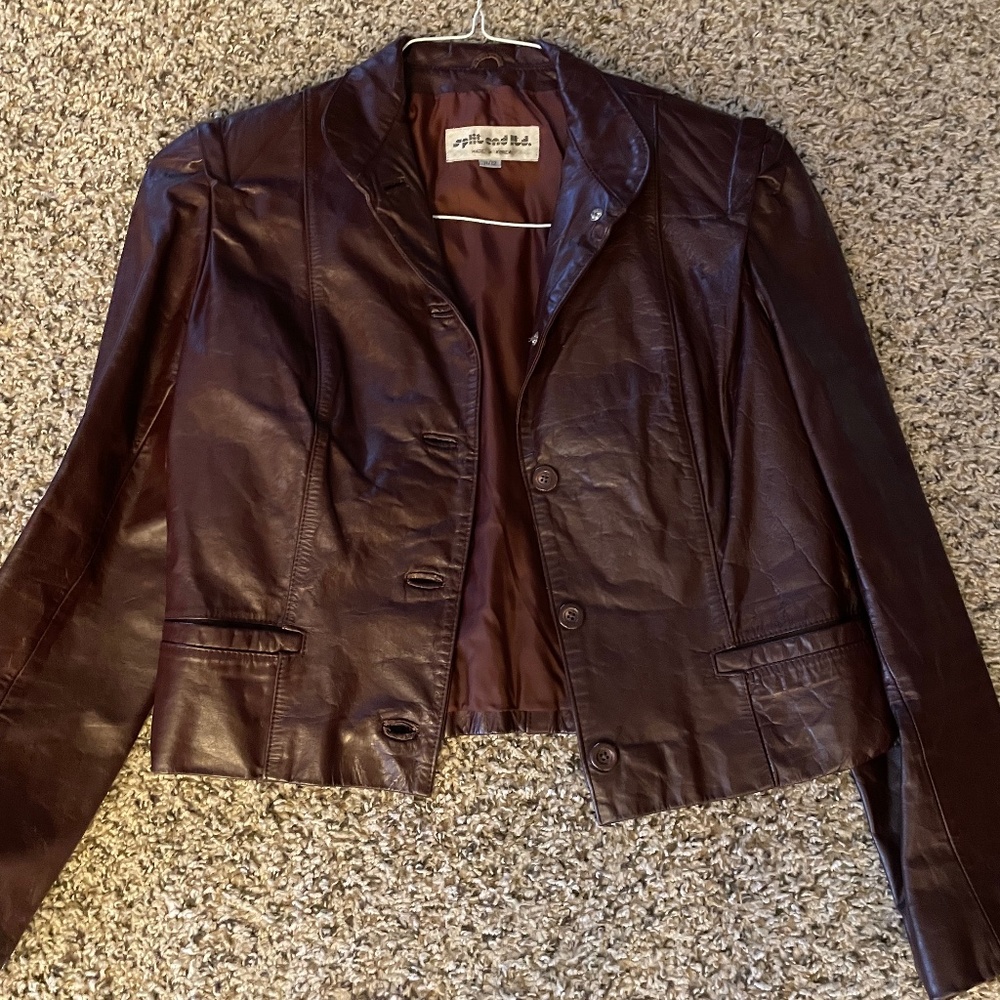 Leather jacket